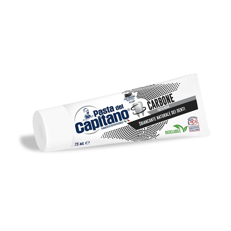 Charcoal Toothpaste - 75 ml - Pasta del Capitano