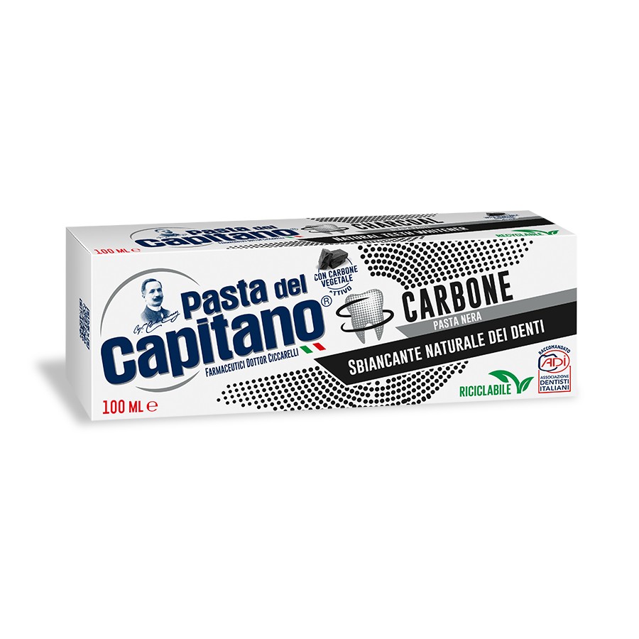 Charcoal Toothpaste - 100 ml - Pasta del Capitano