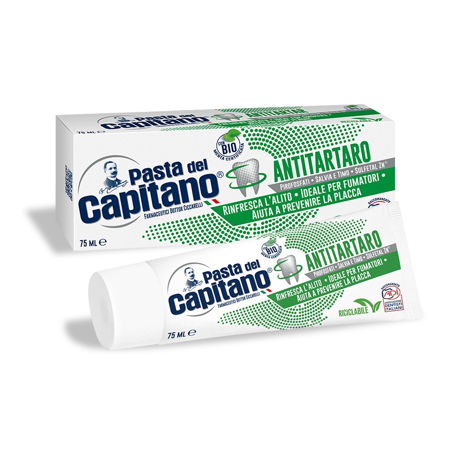 Antitartar Toothpaste - 75 ml - Pasta del Capitano