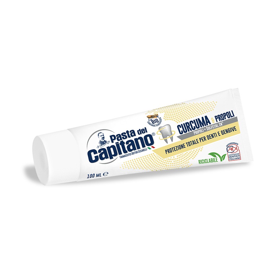 Turmeric & Propolis Toothpaste - 100 ml - Pasta del Capitano