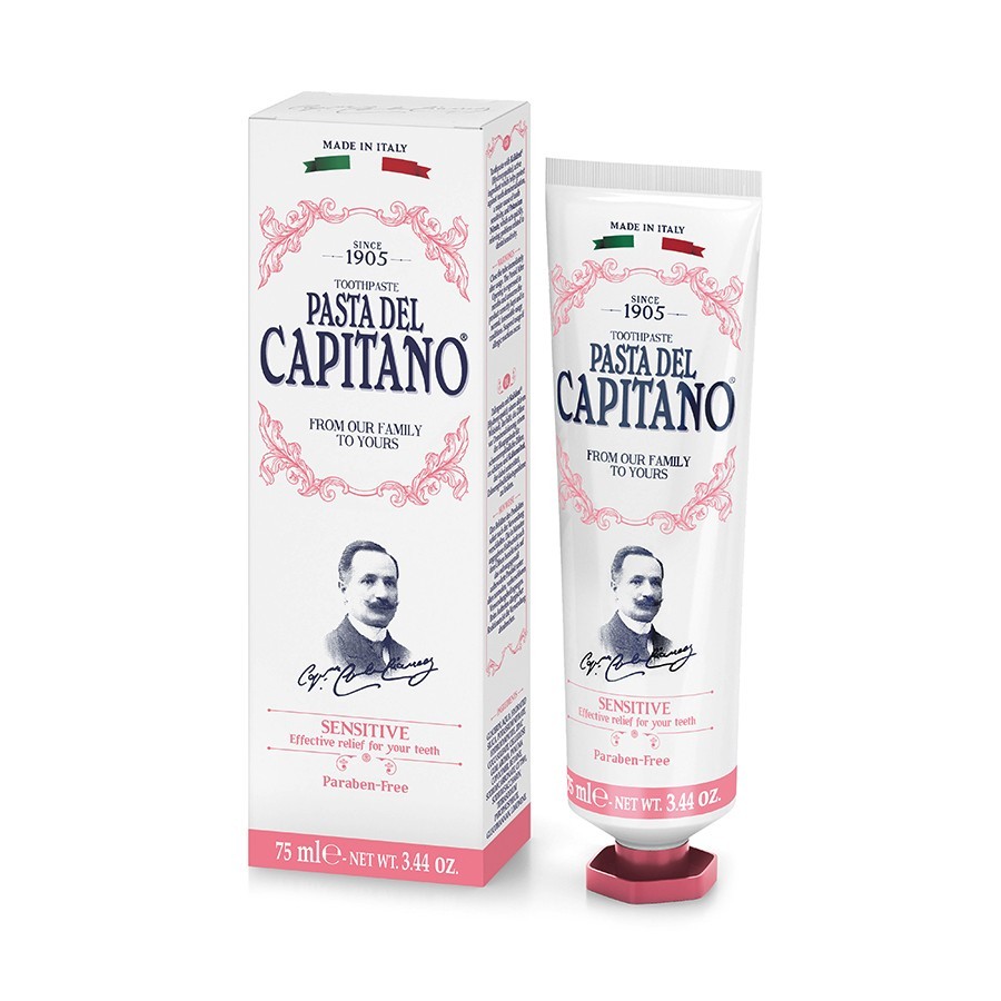 Sensitive Toothpaste - 75 ml - Capitano 1905