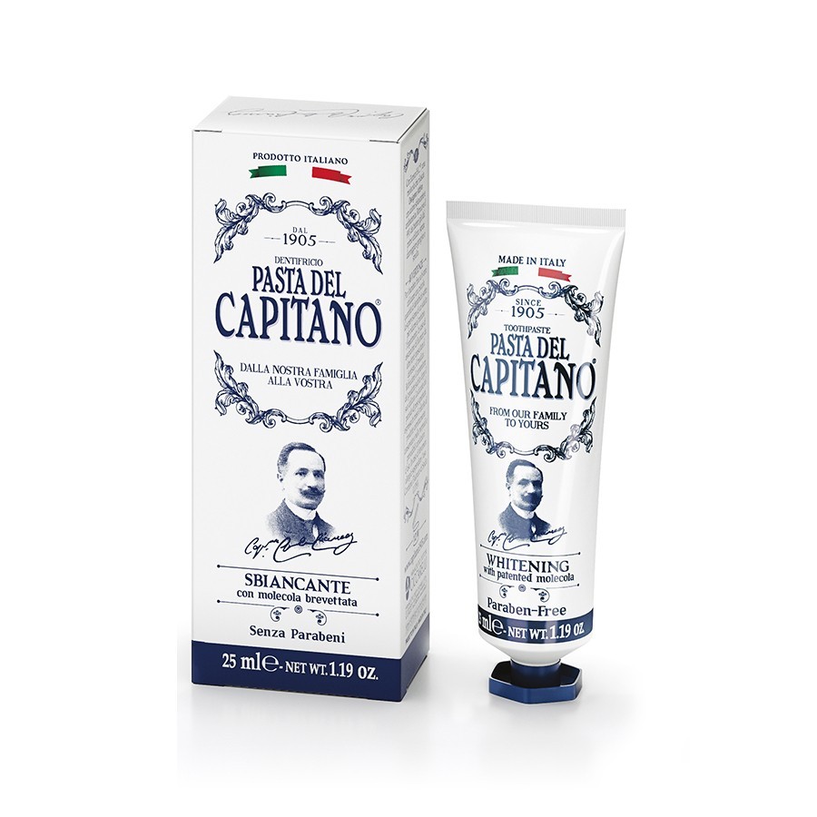 Whitening Toothpaste - 25 ml - Capitano 1905