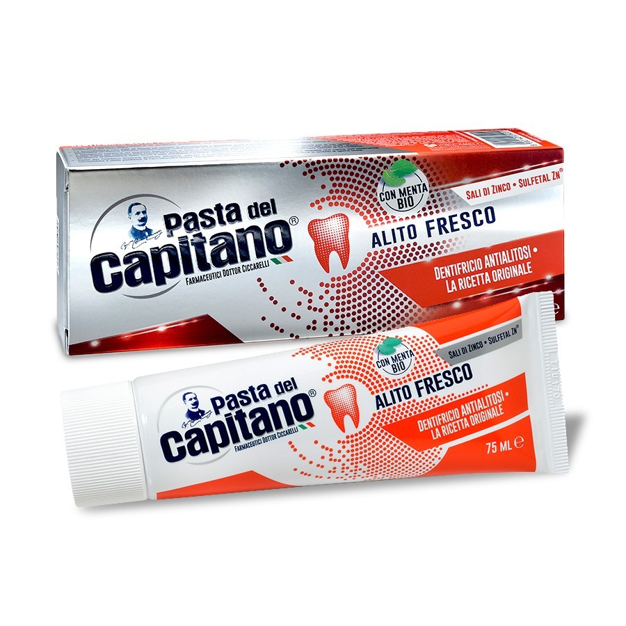 Fresh Breath Toothpaste - 75 ml - Pasta del Capitano