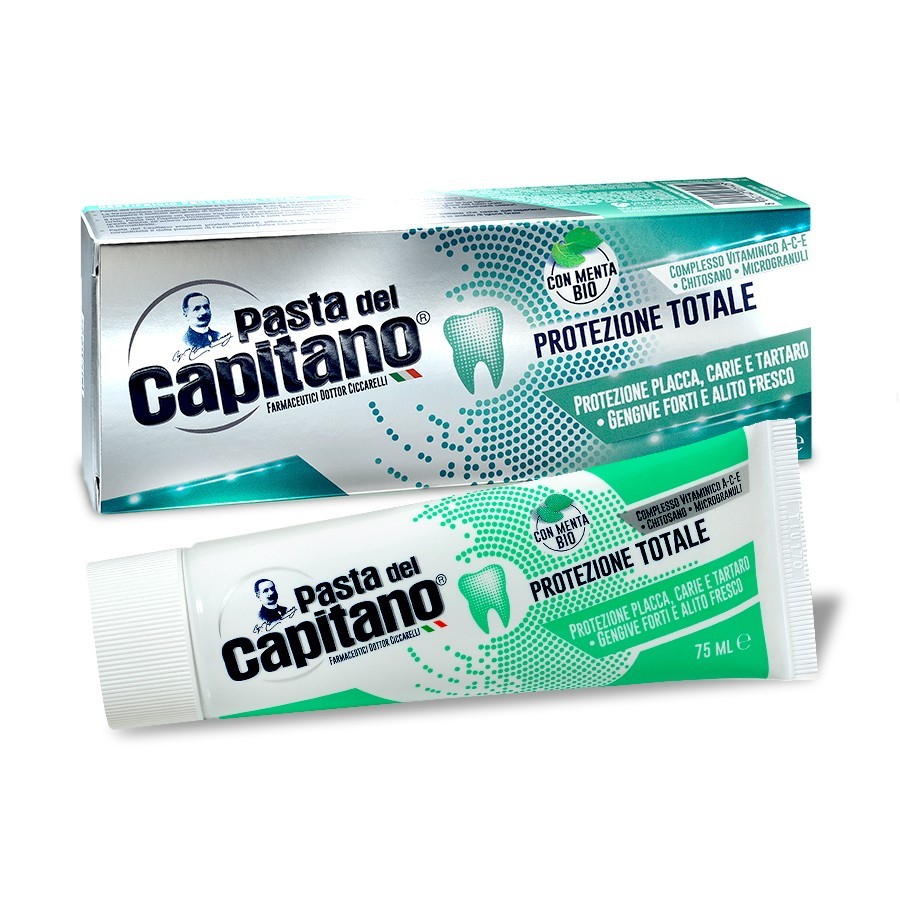 Total Protection Toothpaste - 75 ml - Pasta del Capitano
