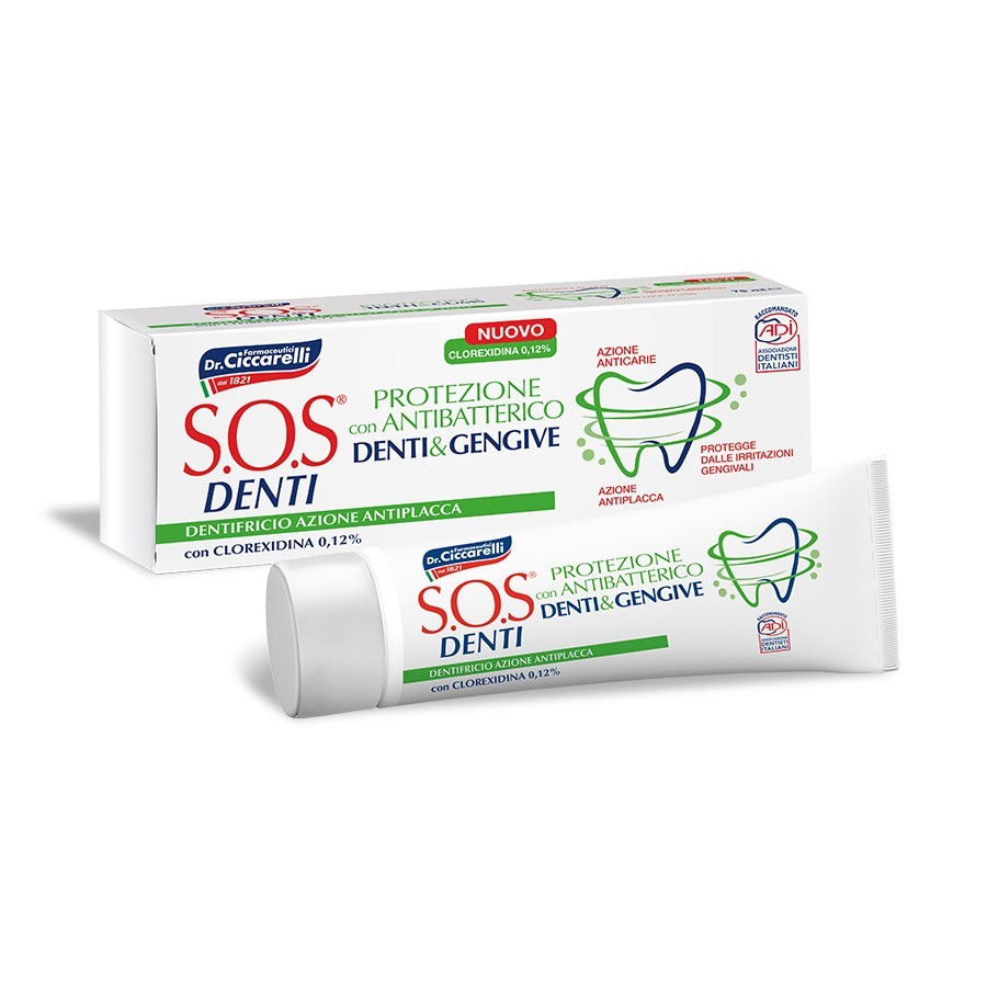 Dentifricio Clorexidina - 75 ml - S.O.S Denti