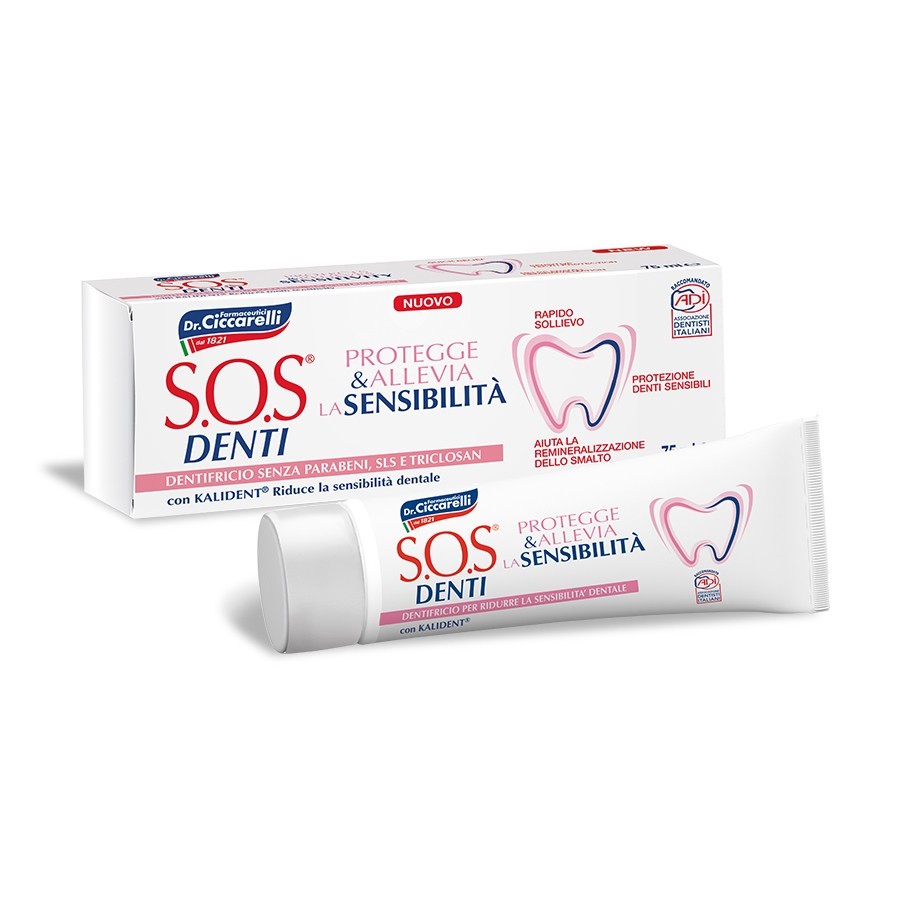 Dentifricio Denti Sensibili - 75 ml - S.O.S Denti