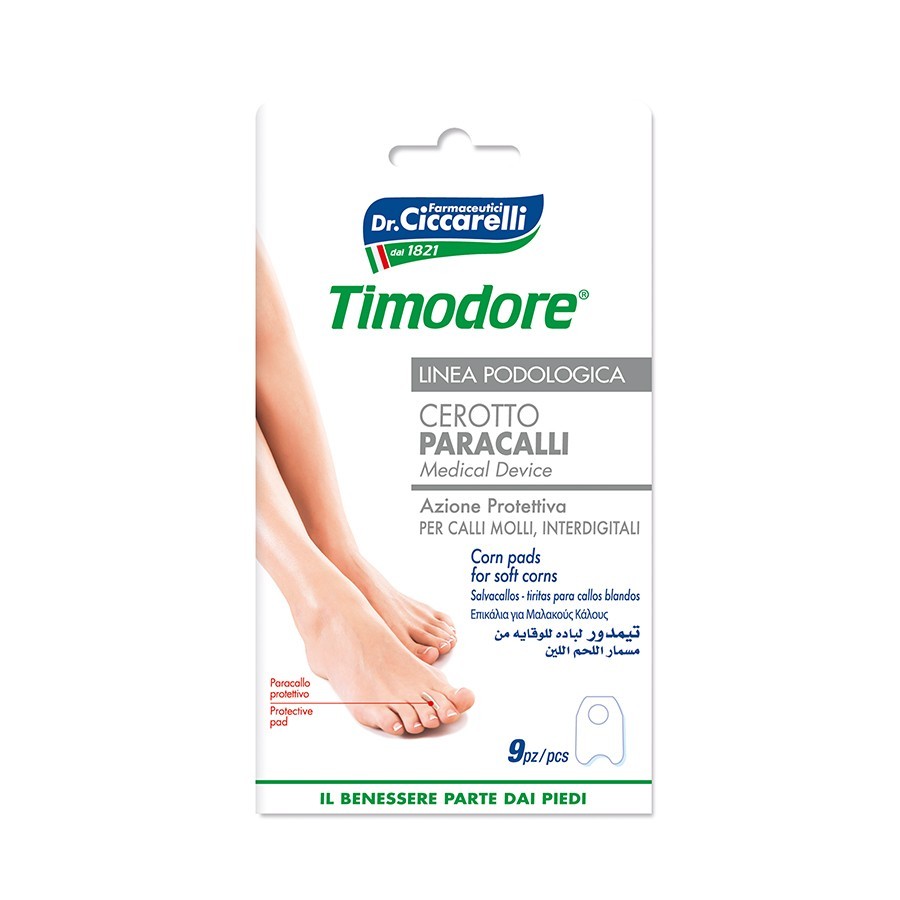 Corn pads - plasters for soft corns between toes 9 pcs - Timodore