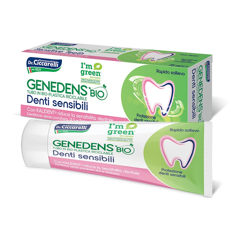 Dentifricio Denti Sensibili - 75 ml - Genedens Bio